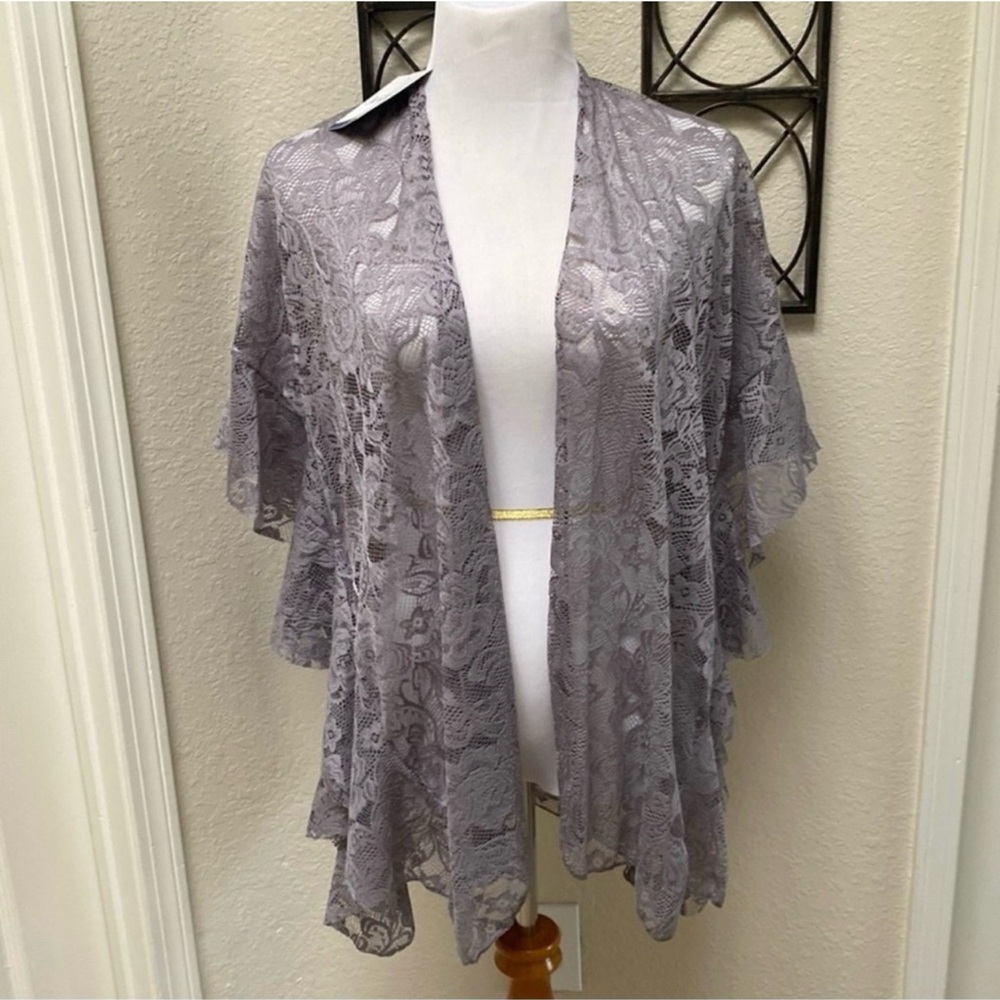 Elegant Lace Kimono Cardigan